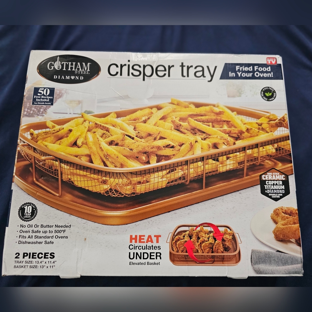 Gotham Steel Crisper Tray, 2 Pieces